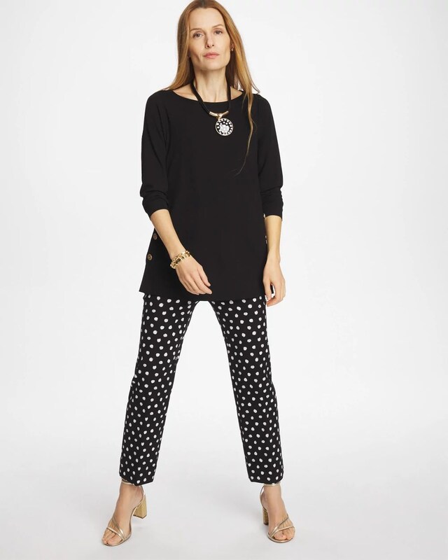 Matte Jersey Button Tunic - image 2